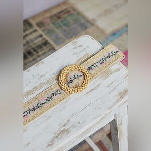 🆕🤍POL BOHO FLORAL BELT